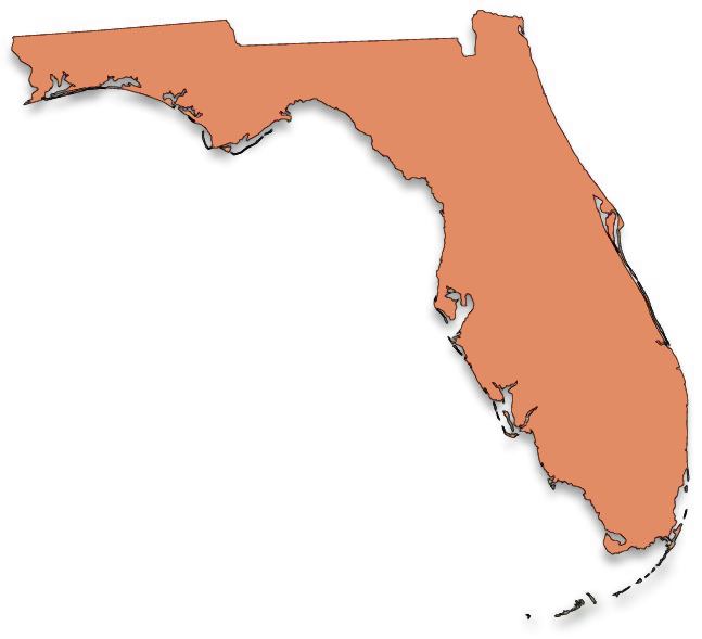 clipart map of florida - photo #40