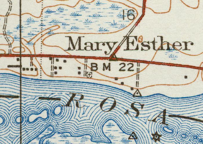 Map of Mary Esther, Florida