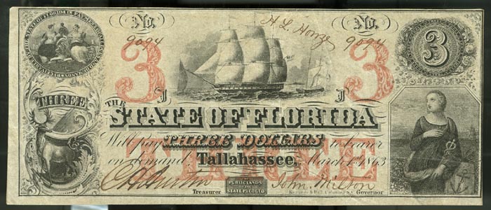 Three dollar bill