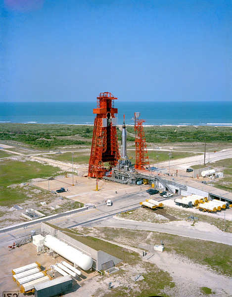 Aerial view of Launch Complex 14