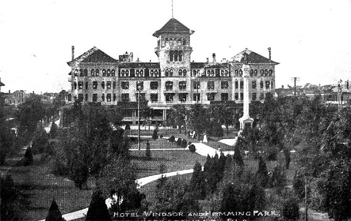 Hotel Windsor and Hemming Park, Jacksonville, Florida