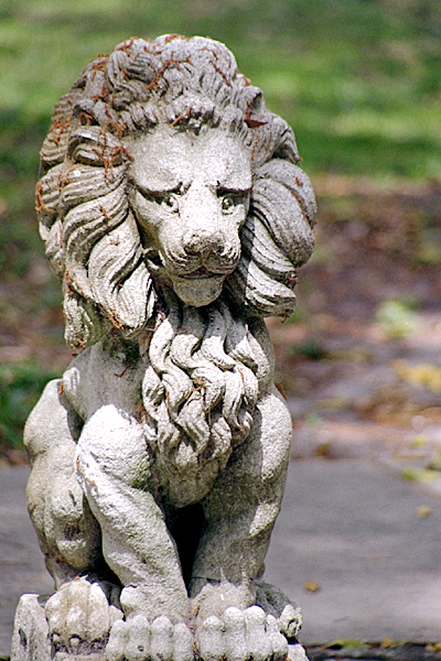 Sculpture of a lion