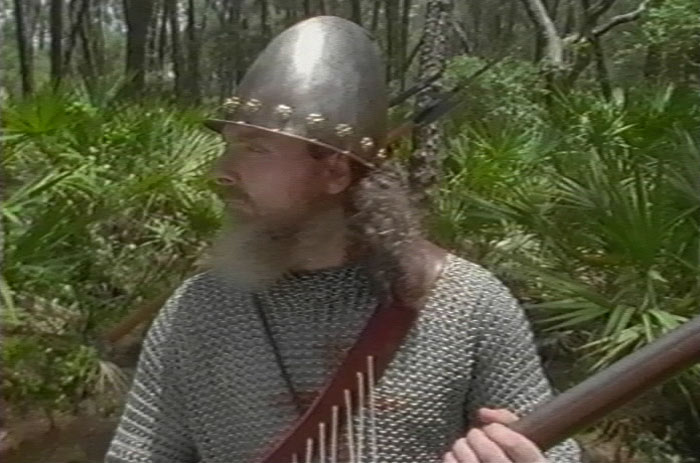 Spanish Soldier Stands Guard