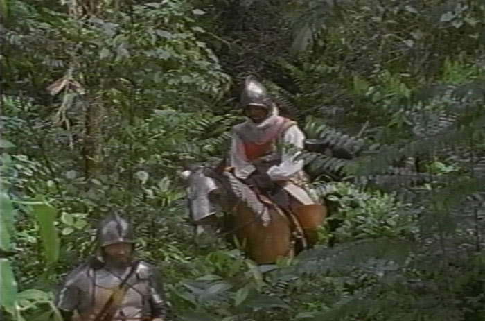 Spanish Horsemen on Trail
