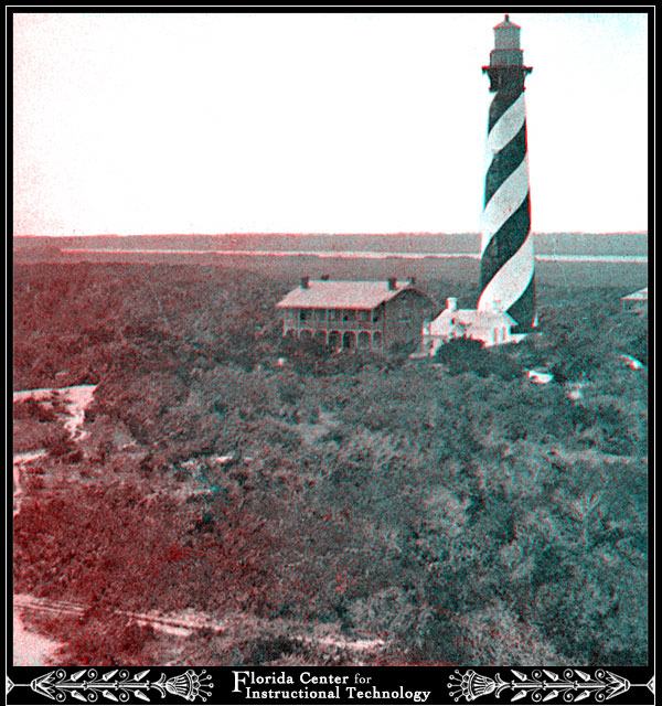 Light House on the Atlantic Coast