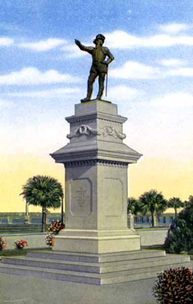 Ponce de Le&oacute;n statue