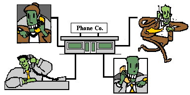 Audioconference Schematic.