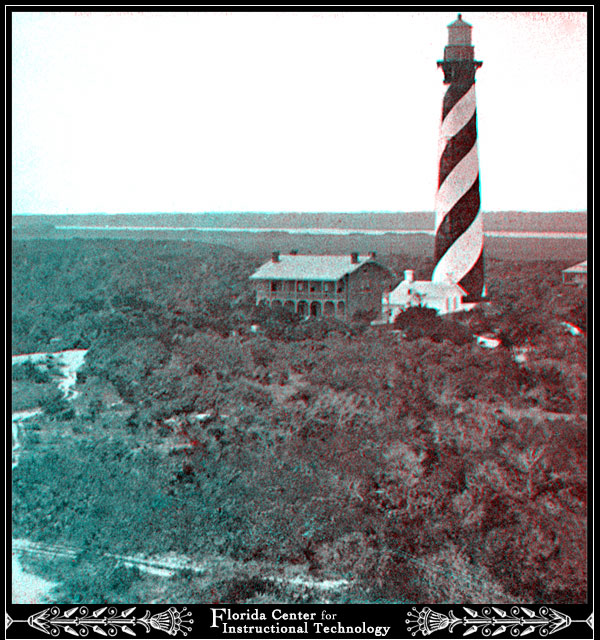 Light House on the Atlantic Coast