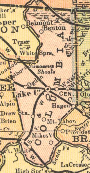 Columbia County, 1900
