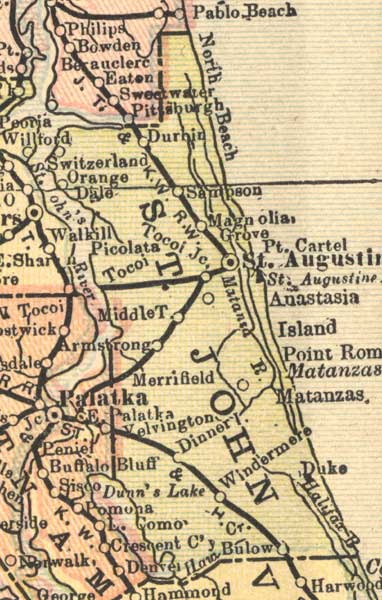 St. Johns County, 1900