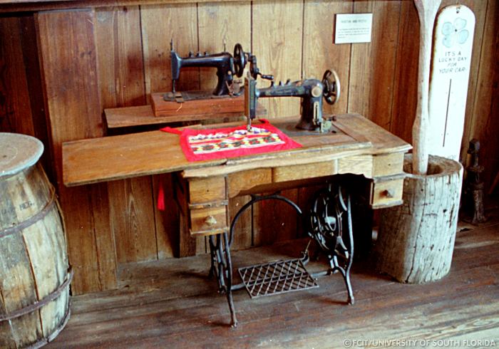 Antique sewing machines