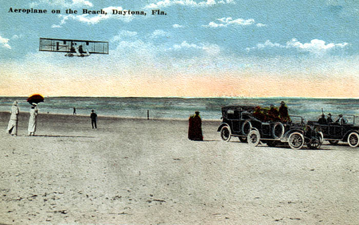 Airplane on the Beach, Daytona, Florida