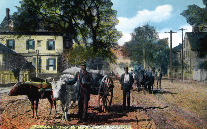 Street view in old Jacksonville