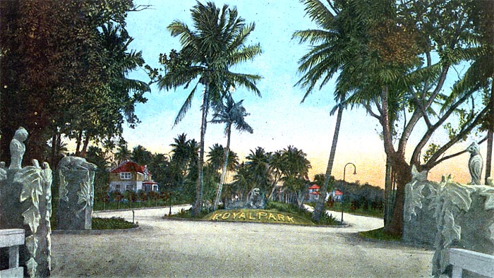 Entrance to Royal Park