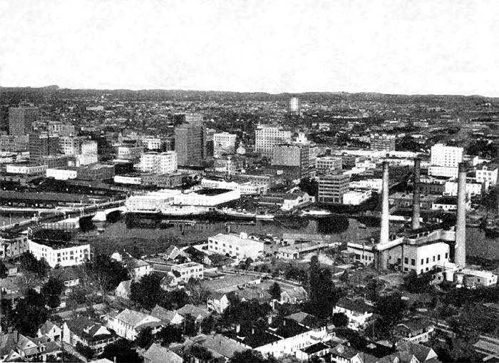 View of downtown  
