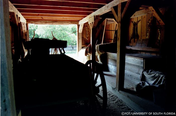 Barn interior