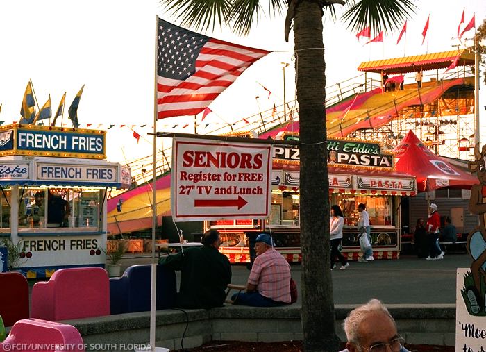 Food stands